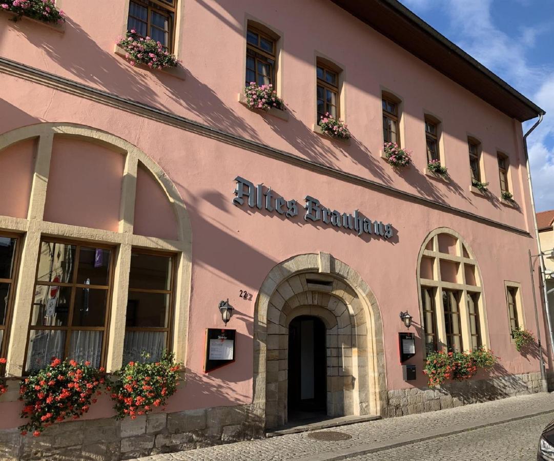 Hotel Altes Brauhaus Weißenfels Exterior foto